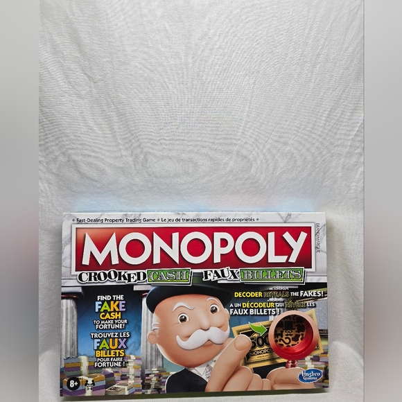 Hasbro Monopoly Crooked Cash Board Game- NEW sealed game - Picture 5 of 7
